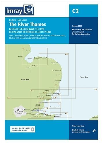 Imray Chart C2 By Imray 9781786795663 (Sheet map, folded)