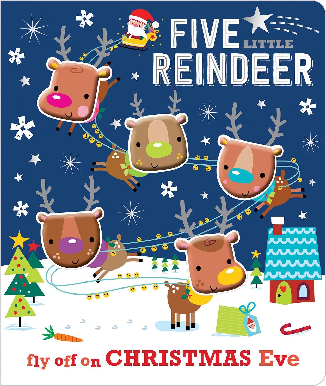 Five Little Reindeer 9781786923448 (Board book)