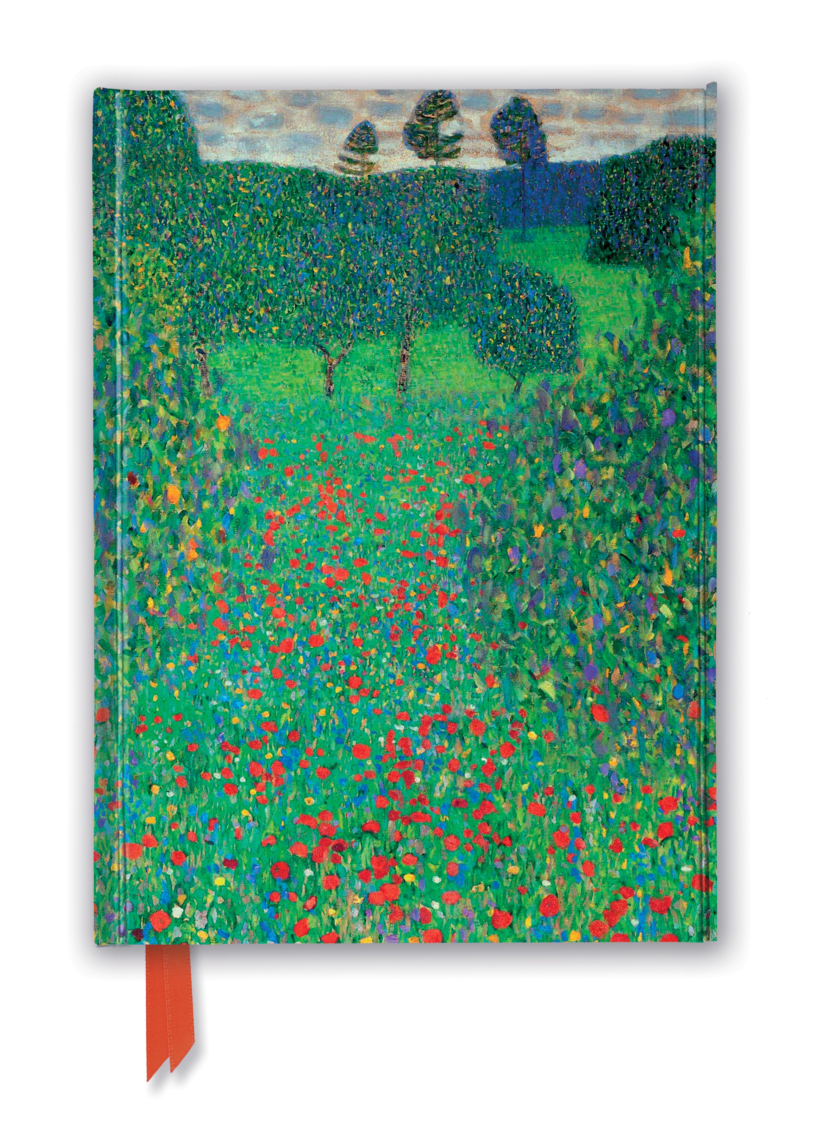 Gustav Klimt: Poppy Field (Foiled Journal) By Flame Tree Studio