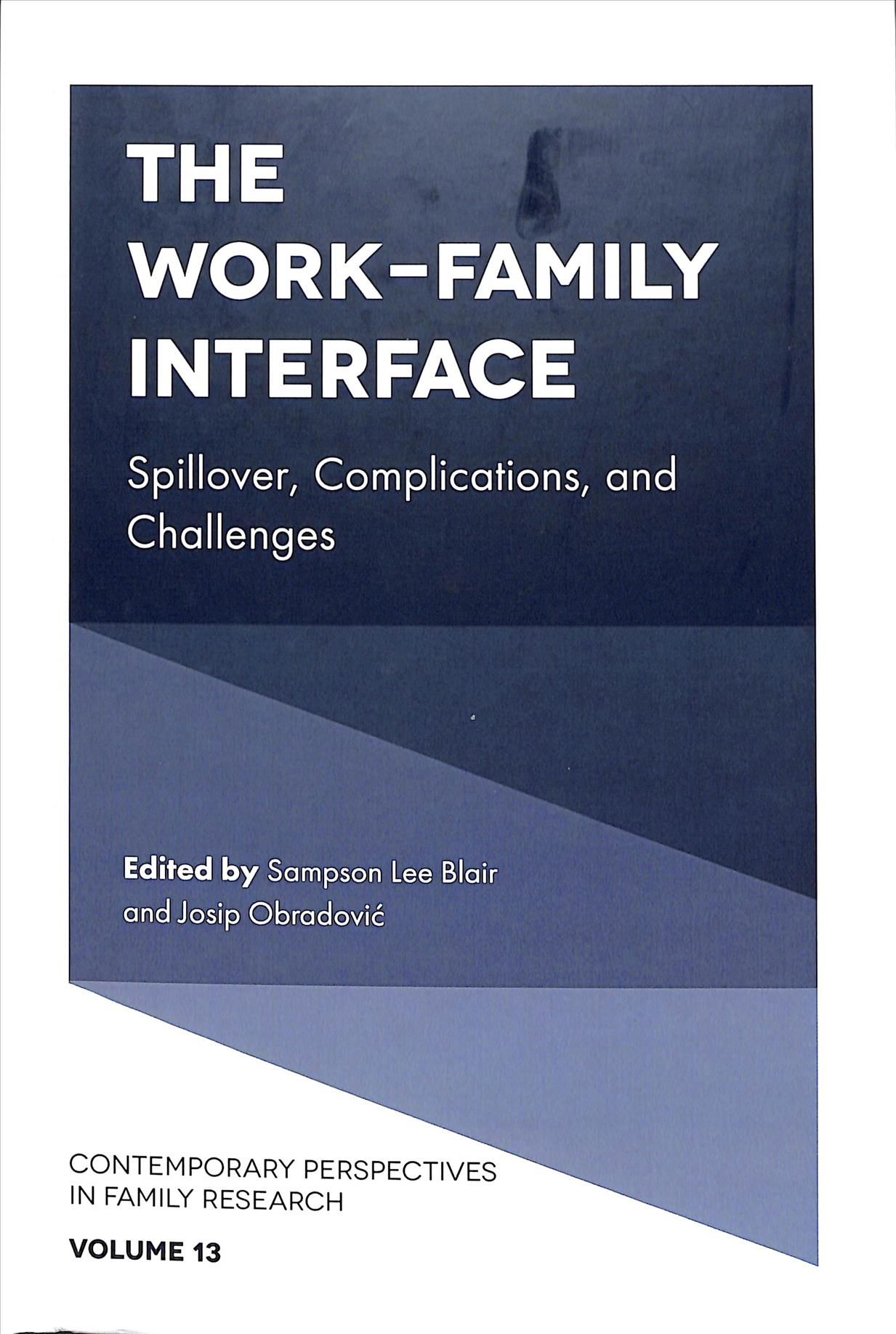 Work-Family Interface By Sampson Lee Blair 9781787691124 (Hardback)