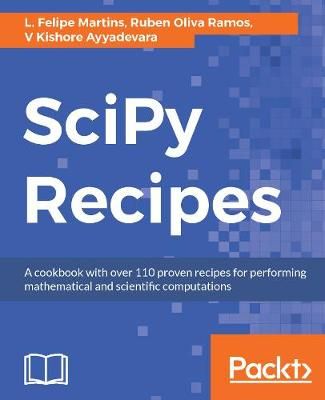 SciPy Recipes By V Kishore Ayyadevara 9781788291460 (Paperback)