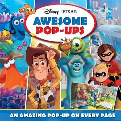 Disney Pixar Awesome Pop-Ups By Walt Disney 9781789056310 (Hardback)
