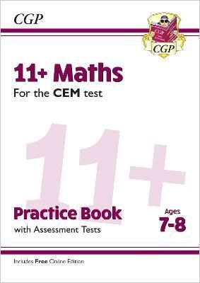11+ CEM Maths Practice Book & Assessment Tests - Ages 7-8 (With Online Edition)
