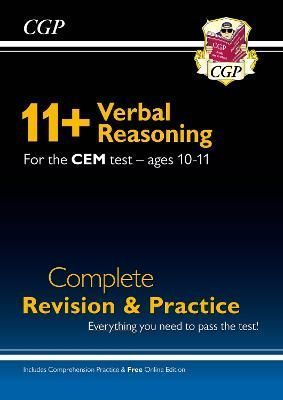 New 11+ CEM Verbal Reasoning Complete Revision and Practice. Ages 10-11