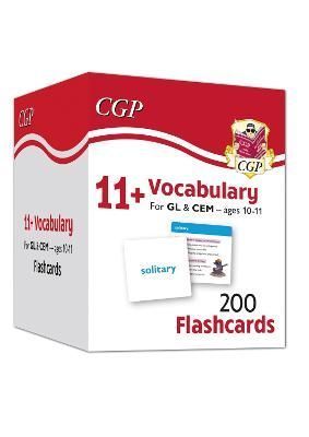 11+ Vocabulary Flashcards for Ages 10-11 - Pack 1 9781789086294