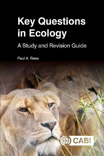 Key Questions in Ecology By Paul A. Rees 9781789247572 (Paperback)