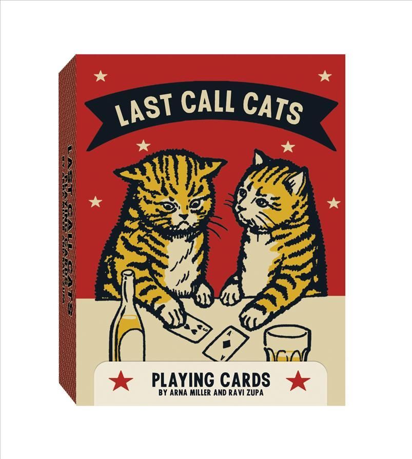 Last Call Cats Playing Cards By Arna Miller 9781797205144 (Game)