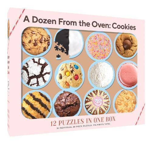 12 Puzzles in One Box: A Dozen from the Oven: Cookies 9781797213804 ()