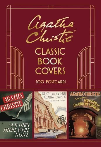 Agatha Christie Classic Book Covers: 100 Postcards 9781797226248