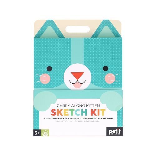Carry-Along Kitten Sketch Kit By Petit Collage 9781797231921