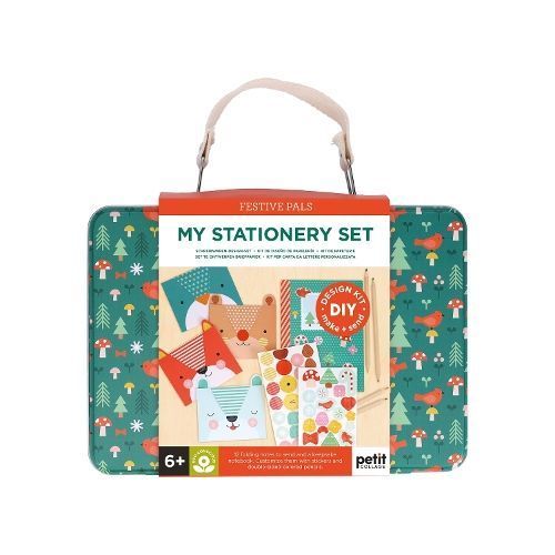 Festive Pals My Stationery Set By Petit Collage 9781797232065 (Kit)