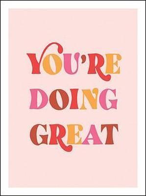 You're Doing Great By Publishers, Summersdale 9781800071575 (Hardback)