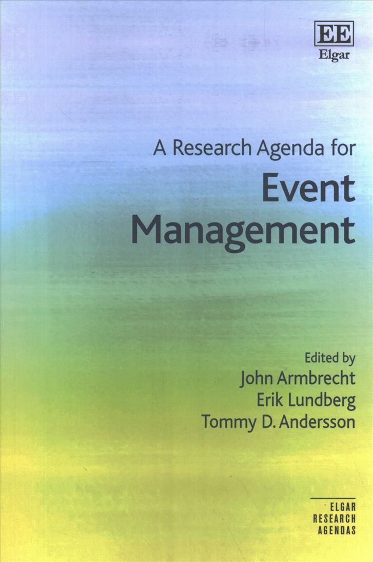 Research Agenda for Event Management By John Armbrecht 9781800377295