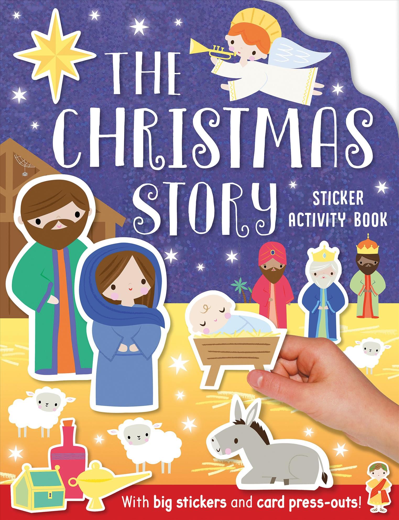 The Christmas Story Sticker Activity Book 9781800585287 (Paperback)