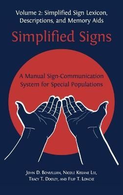 Simplified Signs By Bonvillian 9781800640009 (Hardback)