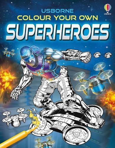 Colour Your Own Superheroes 9781801315852 (Paperback)