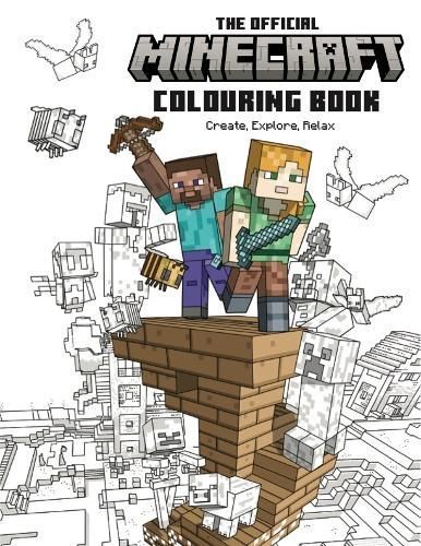 The Official Minecraft Colouring Book By Titan Books 9781803363868