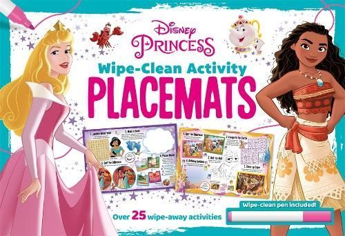 Disney Princess: Wipe-Clean Activity Placemats By Walt Disney