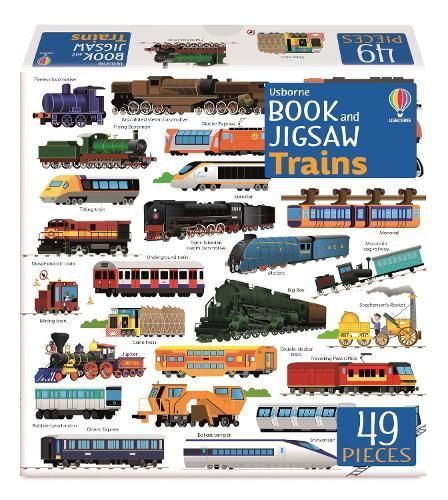 Usborne Book and Jigsaw Trains 9781803704814 (Paperback)