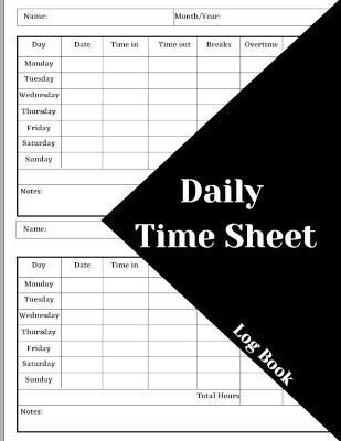 Daily Time Sheet Log Book By Ehler 9781803852546 (Paperback)