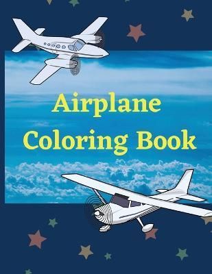 Airplane Coloring Book By Key 9781803907086 (Paperback)