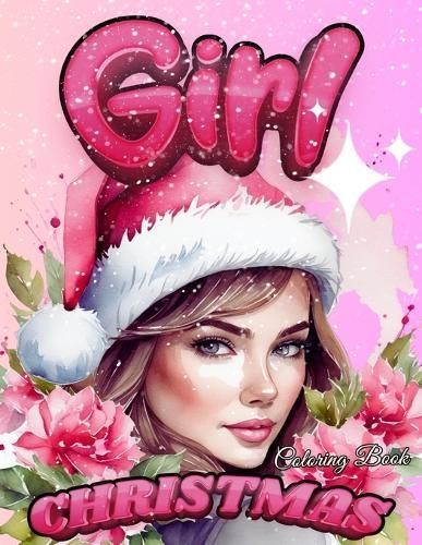 Christmas Girl Coloring Book, By Happy Hour Coloring 9781803973685