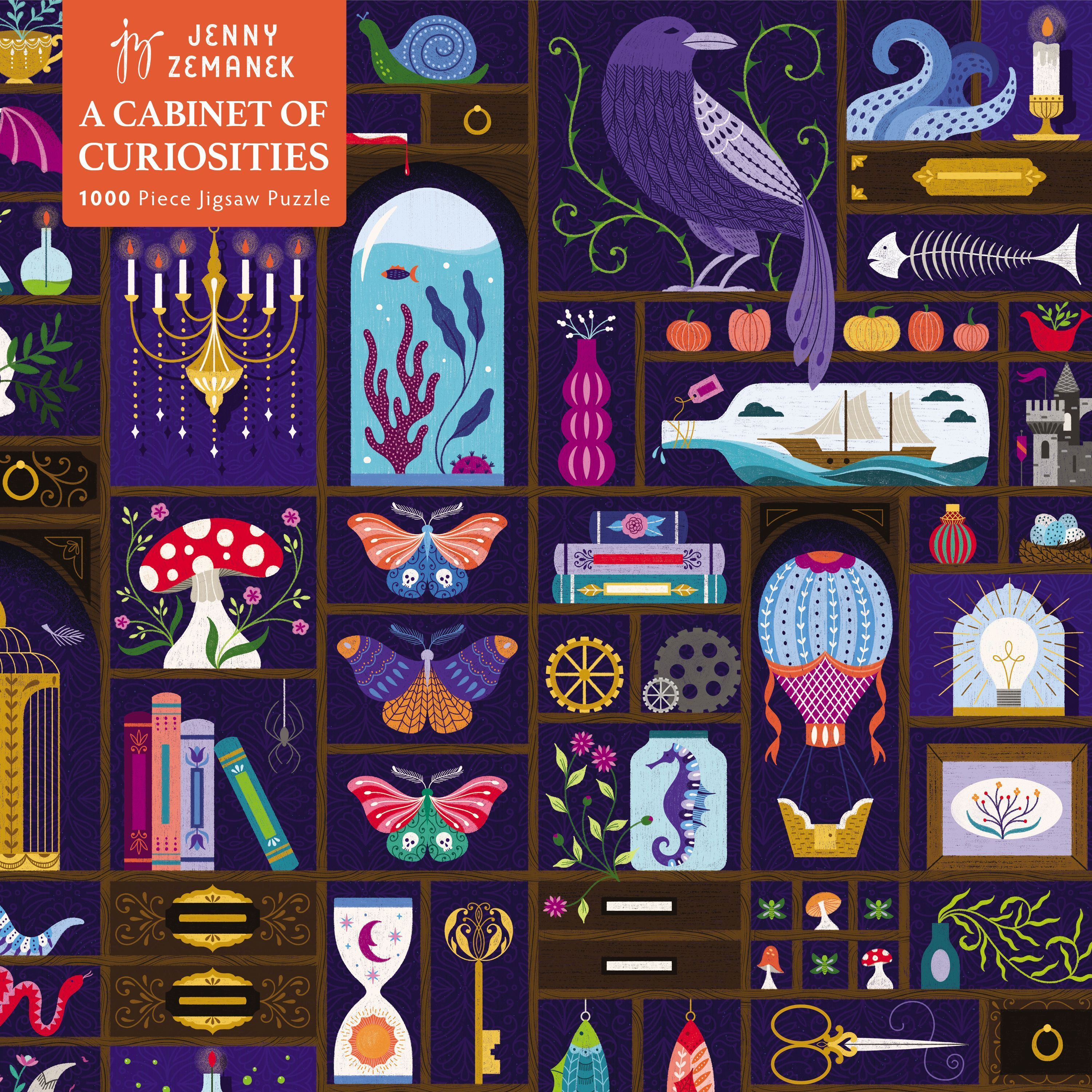 Adult Jigsaw Puzzle: Jenny Zemanek: A Cabinet of Curiosities ()
