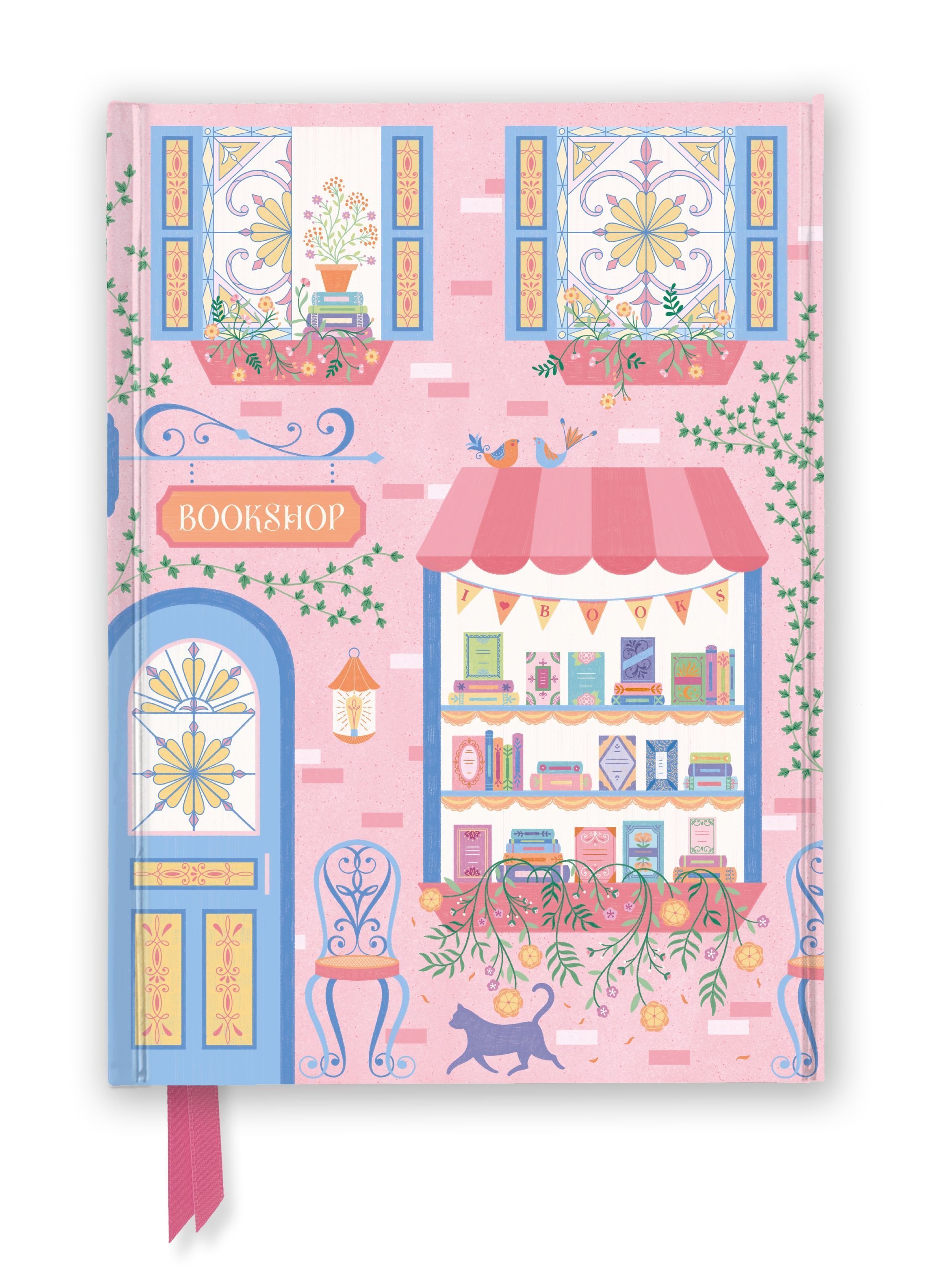 Jenny Zemanek: The Bookshop (Foiled Journal) By Flame Tree Studio