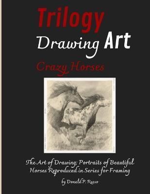 Trilogy Drawing Art Crazy Horses By Donald P Russo 9781804316542