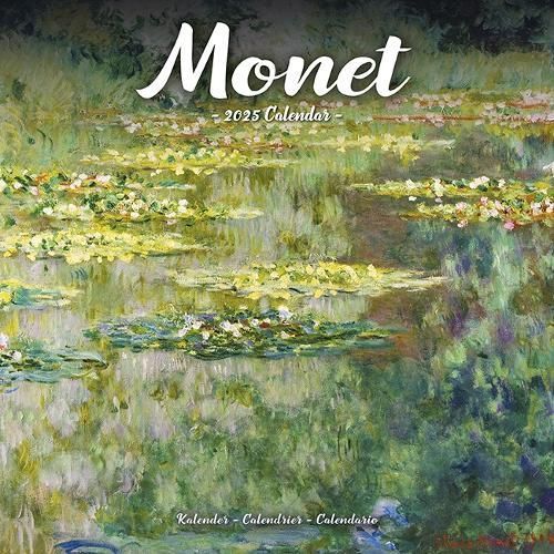 Monet Calendar 2025 Square Artist Wall Calendar - 16 Month (Calendar)