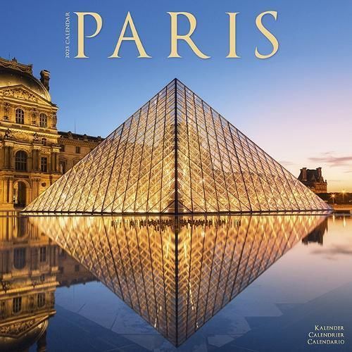 Paris Calendar 2025 Square Travel Wall Calendar - 16 Month (Calendar)