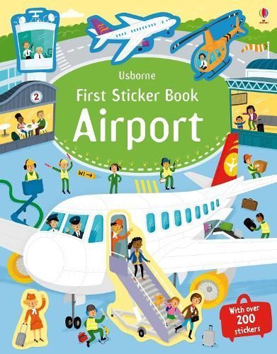 First Sticker Book Airport 9781805074953 (Paperback)