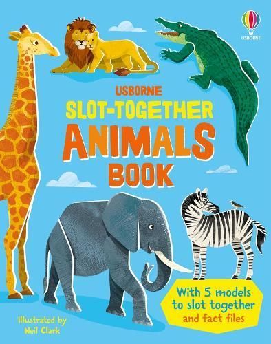 Slot-Together Animals Book 9781805077336 (Board book)