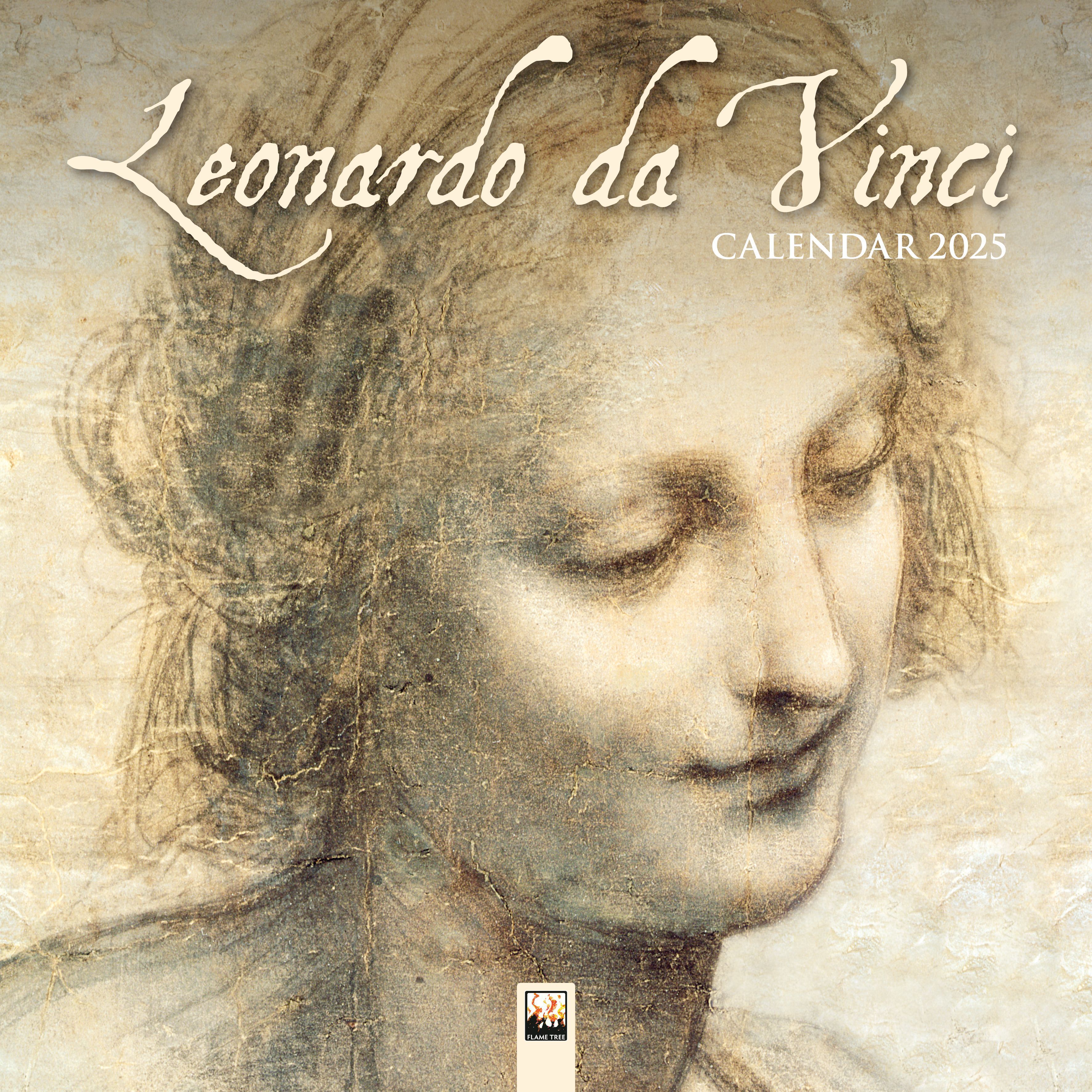 Leonardo da Vinci Wall Calendar 2025 (Art Calendar) 9781835620229