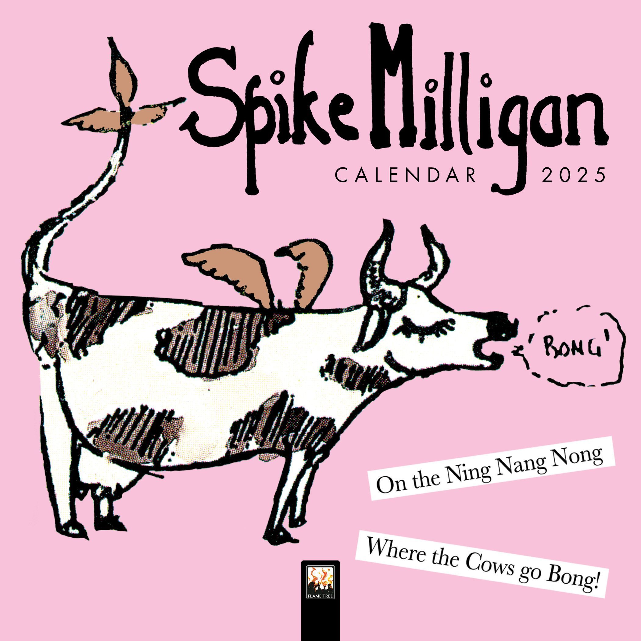 Spike Milligan Mini Wall Calendar 2025 (Art Calendar) 9781835621196