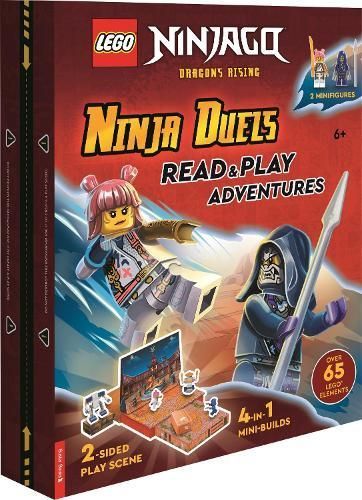 LEGO NINJAGO : Ninja Duels (With Sora Minifigure, Wolf Mask Warrior Minifigure, Two-Sided Play Scene, Four Mini-Builds and Over 65 LEGO Elements)