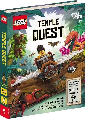 LEGO Books: Temple Quest (With Adventurer Minifigure, Nine Buildable Models, Play Scenes and Over 90 LEGO Elements)