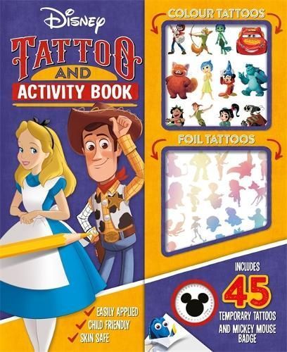 Disney: Tattoo and Activity Book By Walt Disney 9781837713134