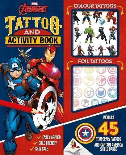 Marvel Avengers: Tattoo and Activity Book 9781837713141 (Paperback)