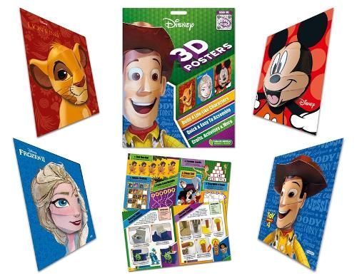 Disney: 3D Posters By Walt Disney 9781837714186 (Paperback)