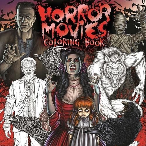 Horror Movies Adult Coloring Book 9781837714940 (Paperback)