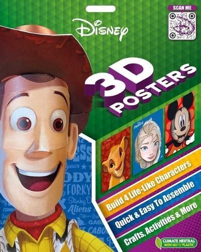Disney 3D Posters By Igloobooks 9781837717316 (Paperback)