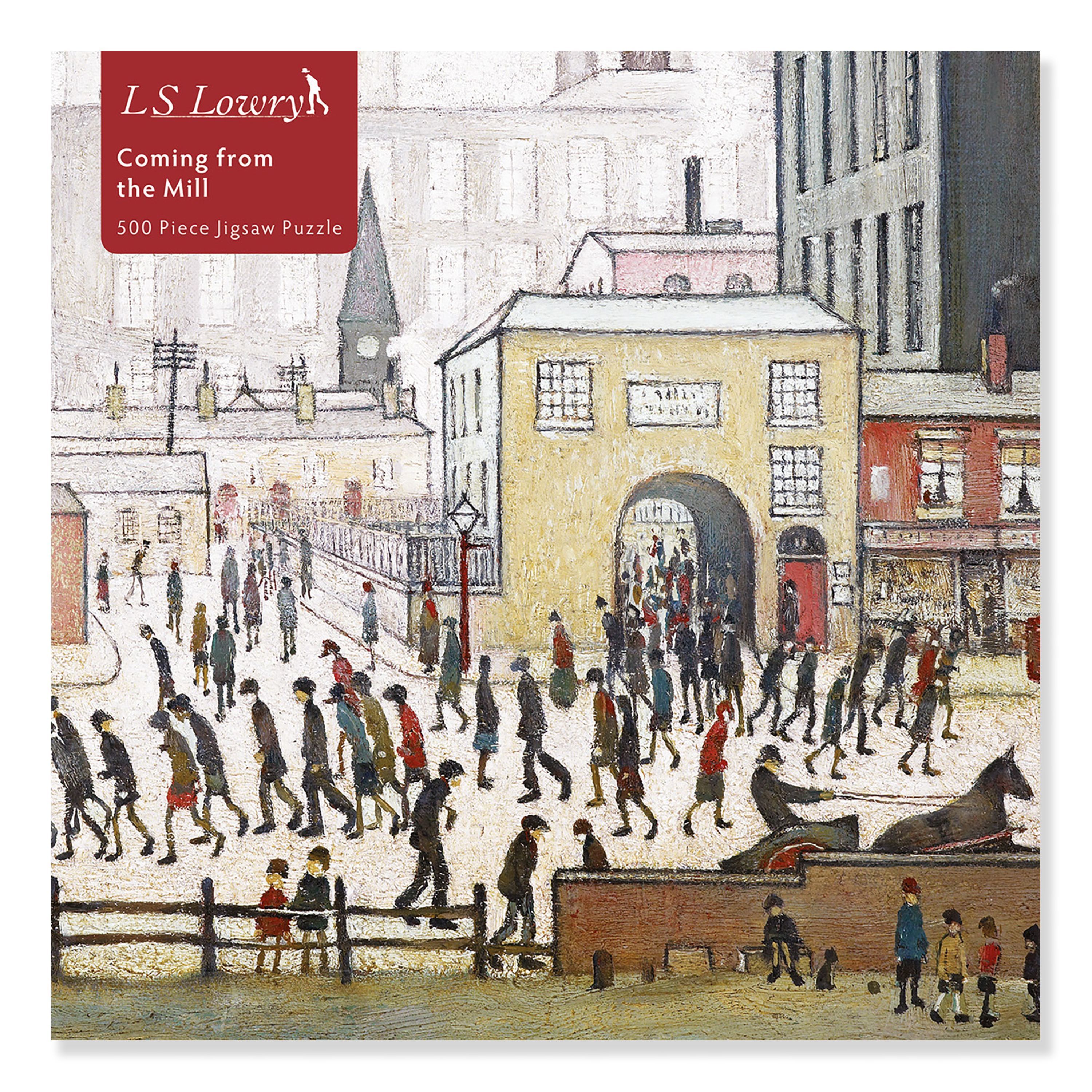 Adult Jigsaw Puzzle L.S. Lowry: Coming from the Mill (500 pieces) ()