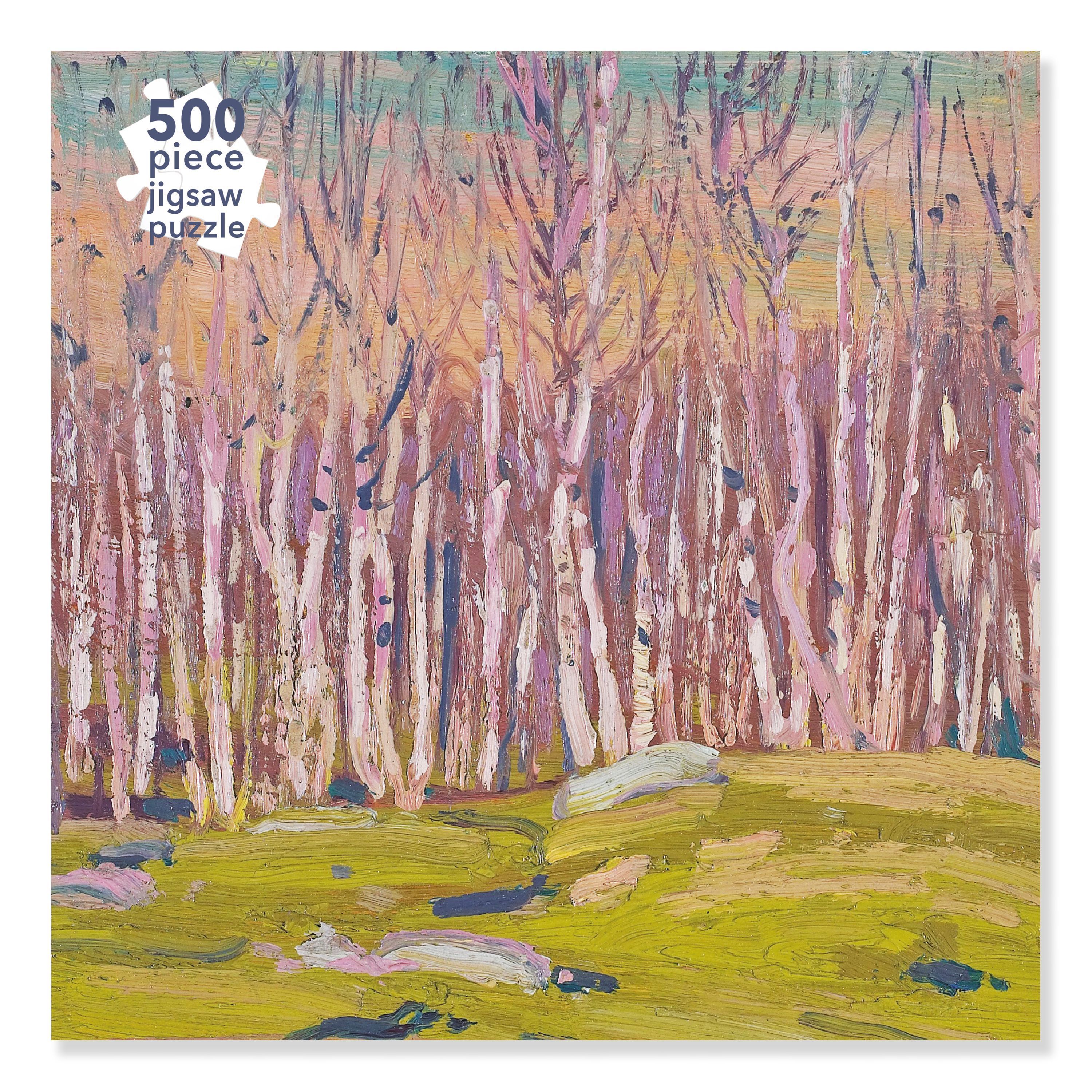 Adult Jigsaw Puzzle Tom Thomson: Silver Birches (500 pieces) ()