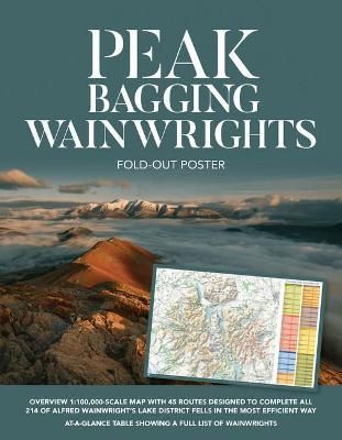 Peak Bagging: Wainwrights Fold-Out Poster 9781839811630 (Poster)