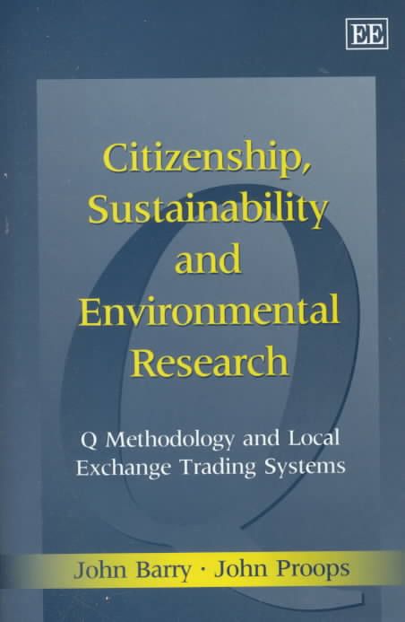 Citizenship, Sustainability and Environmental Research By John Barry