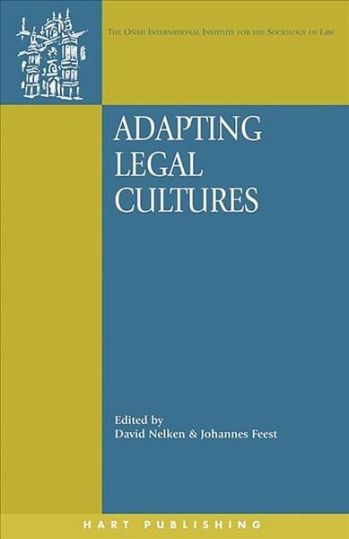 Adapting Legal Cultures By Nelken, David 9781841132921 (Paperback)