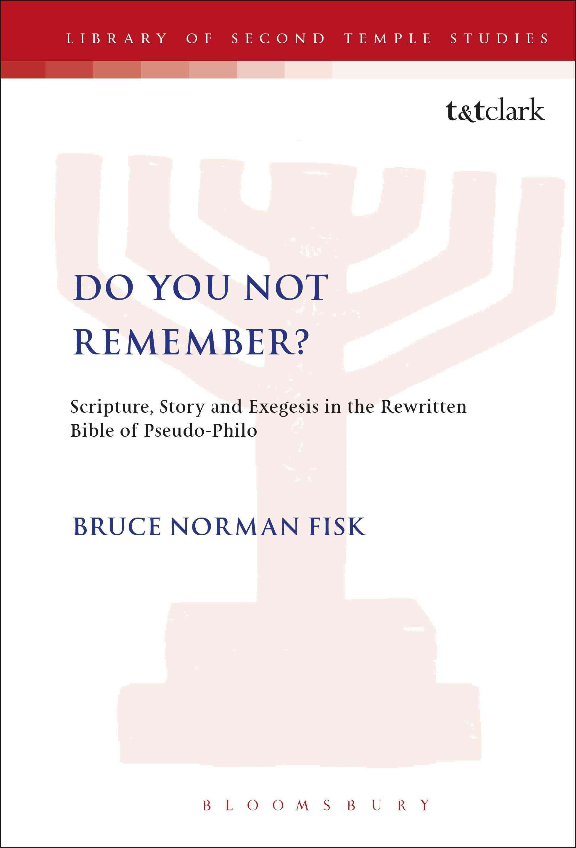 Do You Not Remember? By Bruce Norman Fisk 9781841272078 (Hardback)