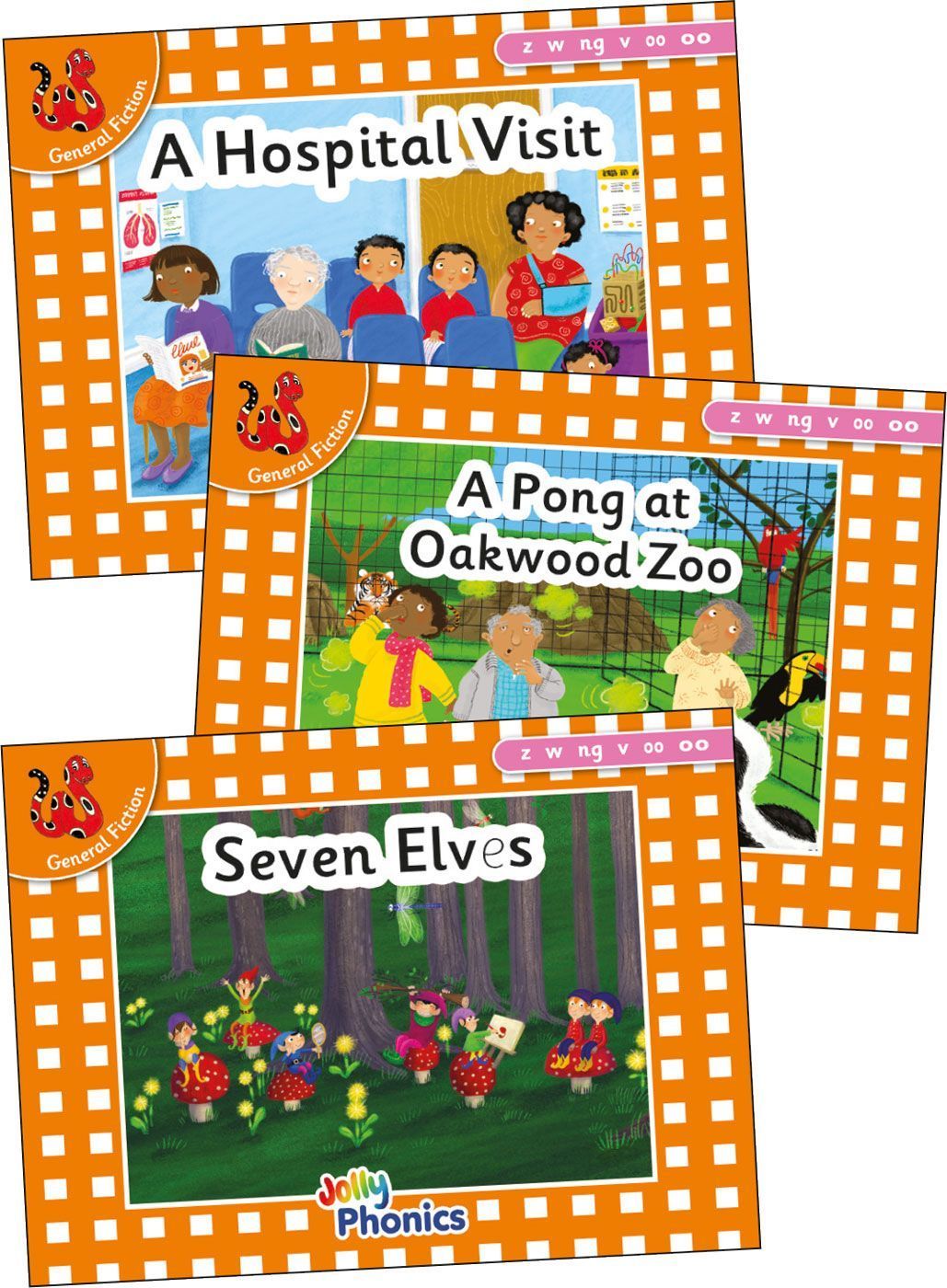 Jolly Phonics Orange Level Readers Set 5 By Louise Van-Pottelsberghe