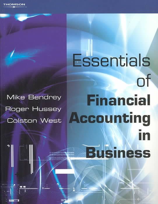 Essentials of Financial Accounting in Business 9781844800896